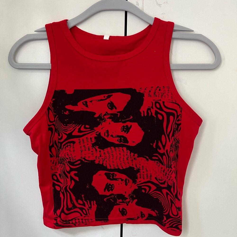 Graphic crop top